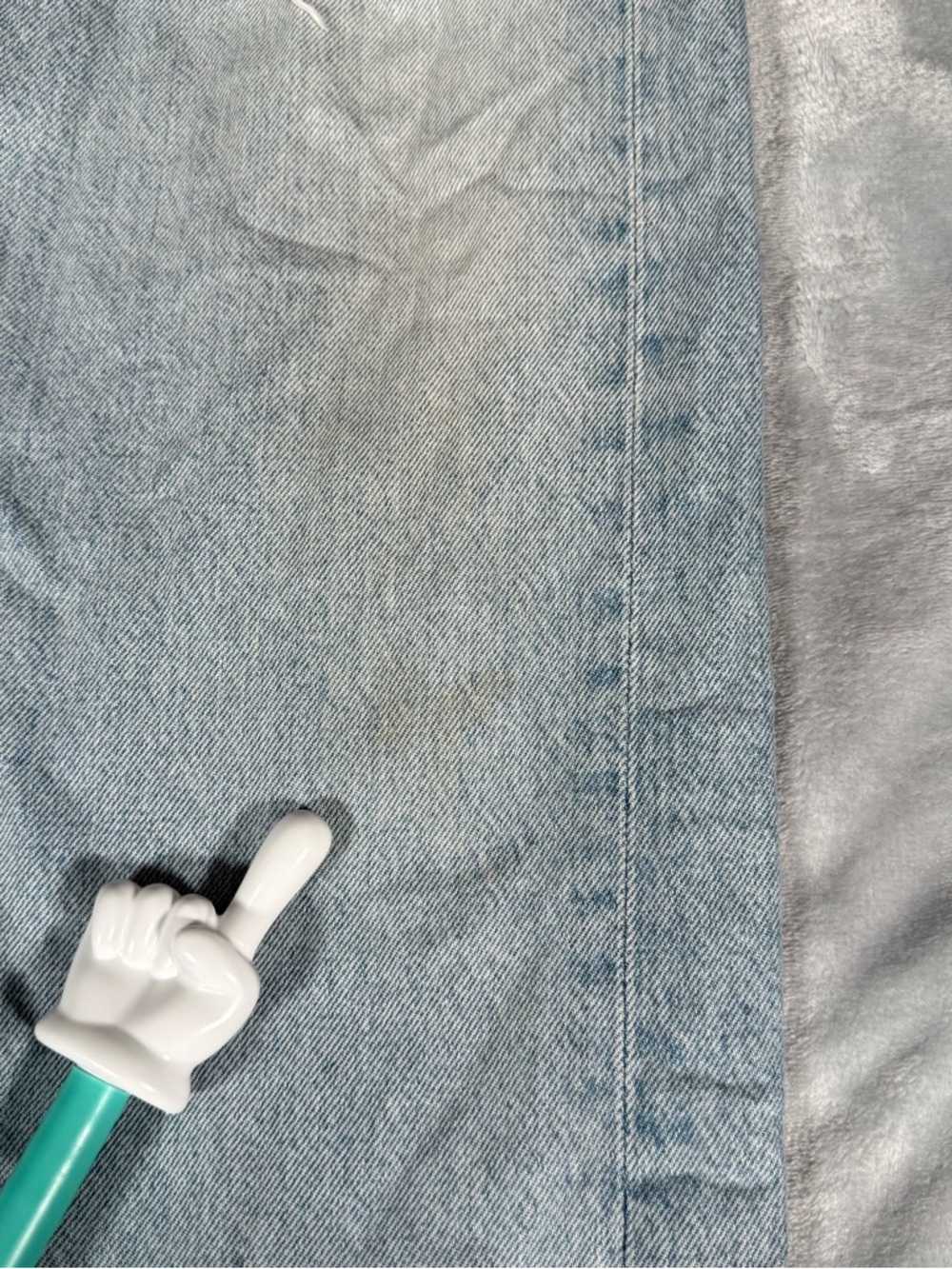 Agolde 90s Jeans Womens 28x28 (Estimated) Straight Fit High Rise Distressed - Picture 2 of 16